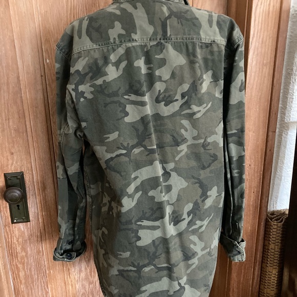 U.S. Army Jacket Button Down Camouflage Men’s Size Large - Picture 4 of 6